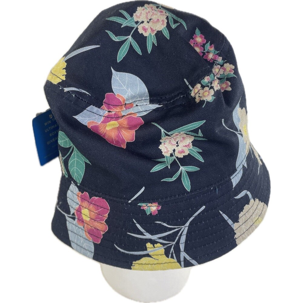 Roxy Girls Floral Print Bucket Hat Dancing SHoes Girl Y2K NWT